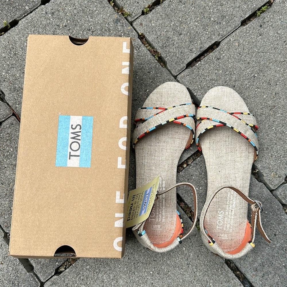 Toms Burlap Sandals